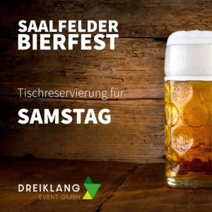 Saalfelder Bierfest 2026 - Samstag