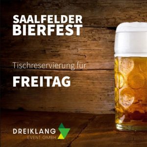 Saalfelder Bierfest 2026 - Freitag